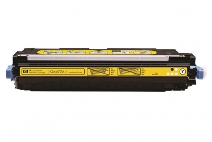 Refilling toner cartridge hp colorlaserjet 3600 - q6472a/ 502a yell with counterchip