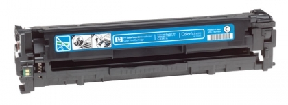 Зареждане нa тонер касета hp ColorLaserJet CP1215 – CB541A cyan със смяна чип