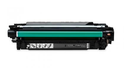Зареждане нa тонер касета hp ColorLaserJet CP3525 – CE250X black със смяна чип