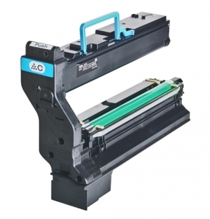 Refilling toner cartridge konica minolta 5430/5440 cyan with counterchip