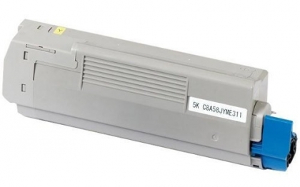 Refilling toner cartridge oki c5850/ c5950 - yellow with counterchip - 43865721