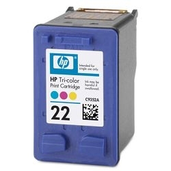 Зареждане на мастило hp 22XL - C9352A