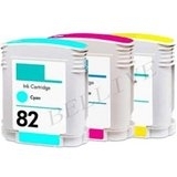 Refilling ink cartridge hp 82 designjet 500/800 c/y/m - c4911a/12a/13a