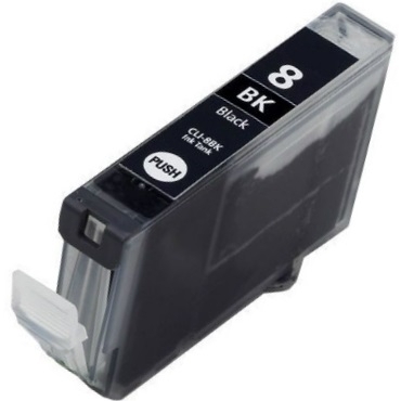 Refilling ink cartridge canon cli-8bk black pixma ip4200 + reset chip