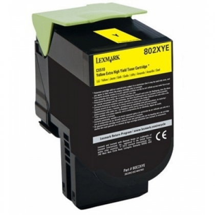 Refilling toner cartridge lexmark cx410 - yellow with counterchip (3k)